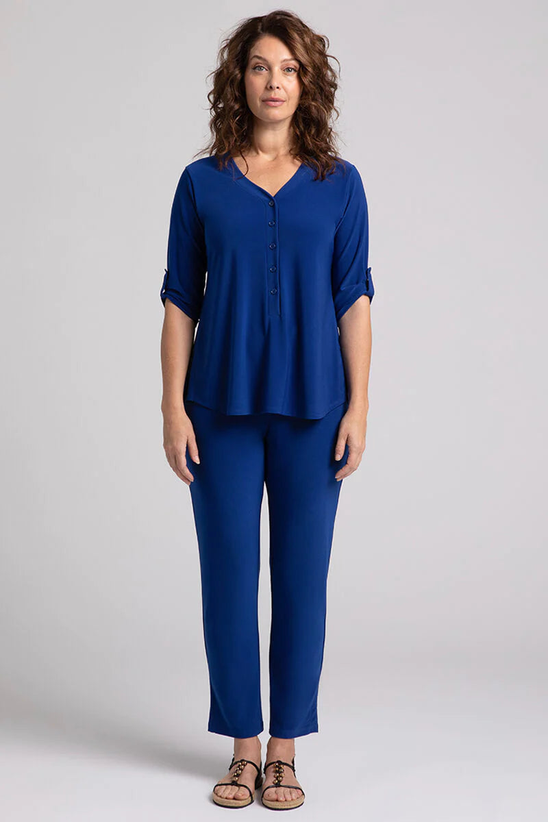 Sympli Spring/Summer 2024-22321-2-Convoy Henley-Twilight - The Coach Pyramids