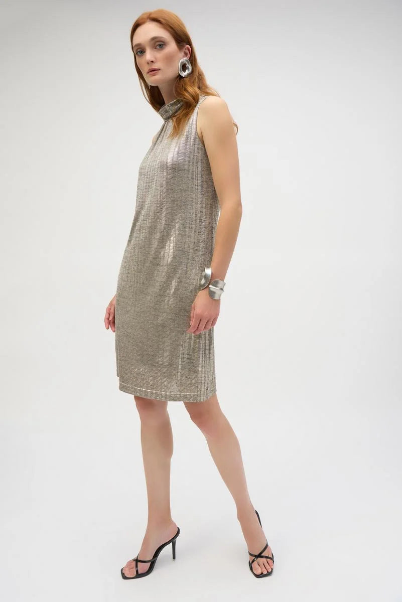 Joseph Ribkoff Summer 2025-252216-784-Dress-Beige/Gold - The Coach Pyramids