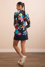 Tribal Spring/Summer 2025-1410O-3024-Performance Long Sleeve Top-Ruby - The Coach Pyramids