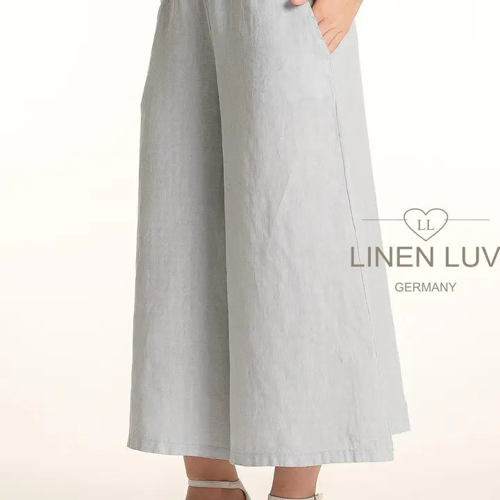 Linen Luv-PT873-83-French Linen Pant-Perla - The Coach Pyramids