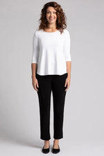 Sympli Spring/Summer 2024-22110R-2-Classic Relaxed Top-Melange Sand - The Coach Pyramids
