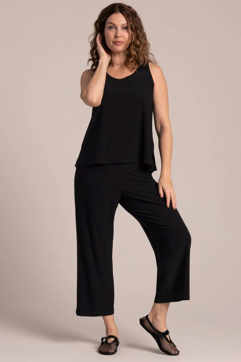 Sympli Spring/Summer 2025-21120RS-Go To Tank Relax Short-Black - The Coach Pyramids