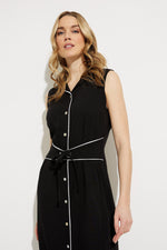 Joseph Ribkoff-232239-110-Dress-Black/Vanilla - The Coach Pyramids