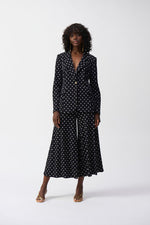Joseph Ribkoff Fall 2025-251051-110-Blazer-Black/Vanilla - The Coach Pyramids