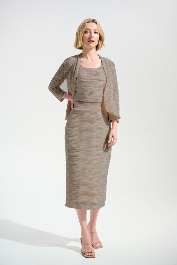 Joseph Ribkoff Winter 2025-254733-3677-Skirt-Sand - The Coach Pyramids