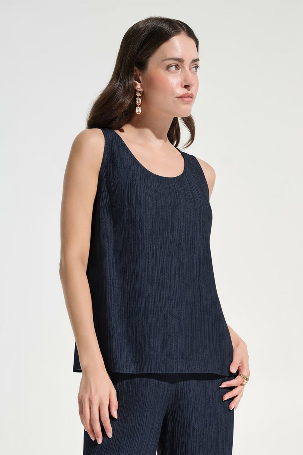 Joseph Ribkoff-262721-2166-Top-Midnight Blue - The Coach Pyramids