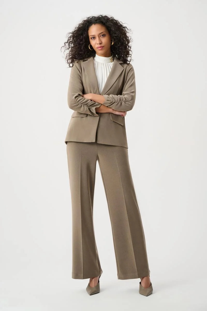 Joseph Ribkoff Fall 2026-263144-4300-Blazer-Taupe Melange - The Coach Pyramids