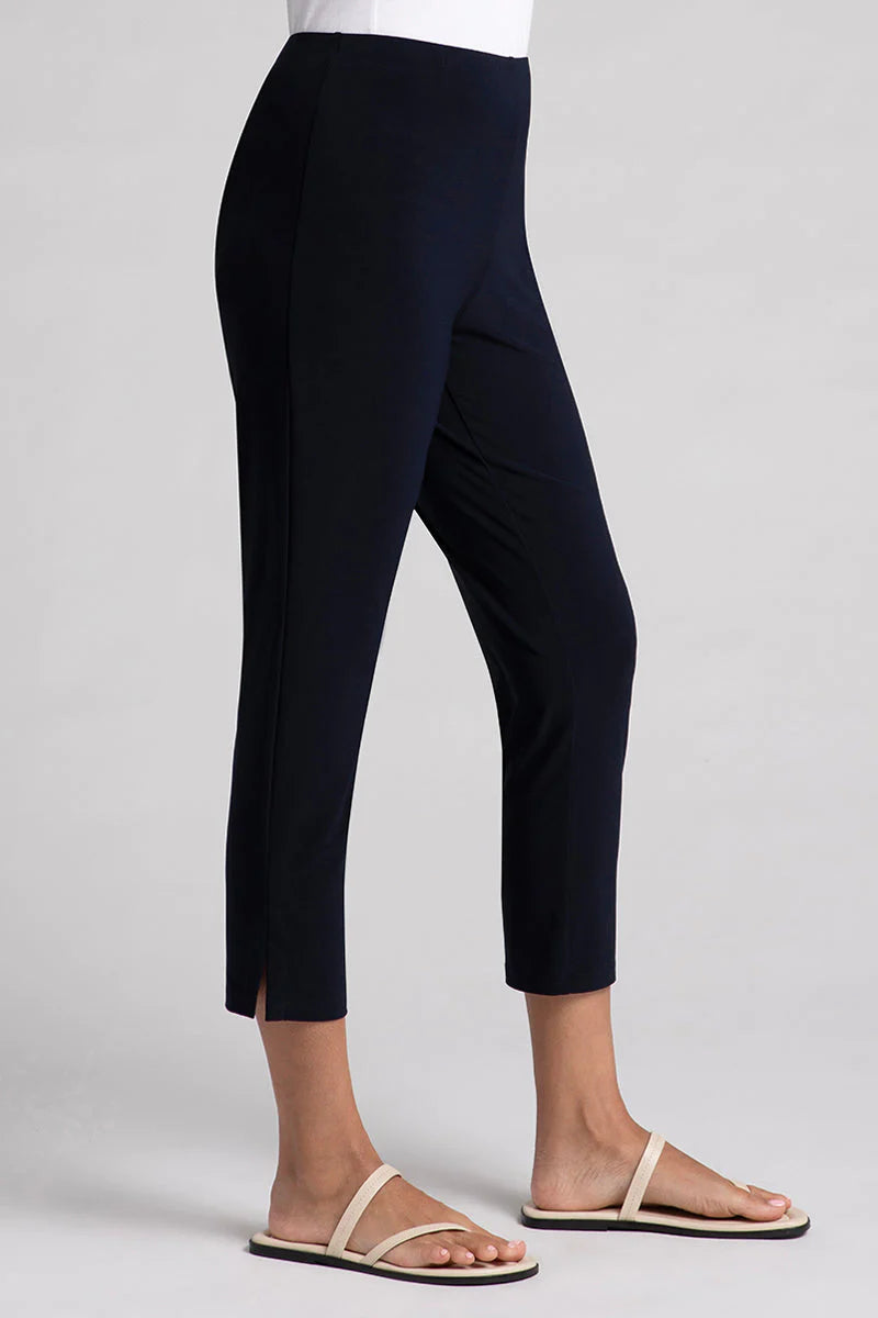 Sympli Spring/Summer 2024-2748A-Narrow Ankle Pant-Navy - The Coach Pyramids