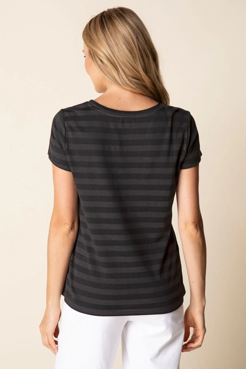 Habitat-H30013S6-Short Sleeve Tee-Black - The Coach Pyramids