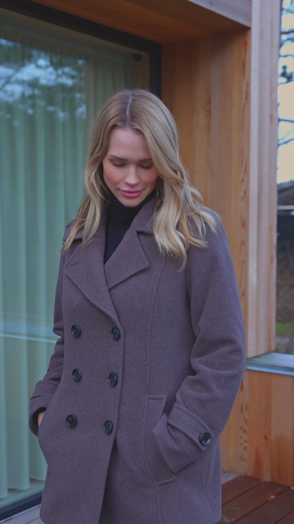 Junge Pea Coat "Orchid" - 2419-15