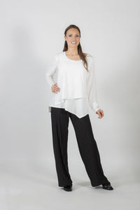 Pure Essence Fall/Winter 2024-552-4977-Tunic-Ivory - The Coach Pyramids