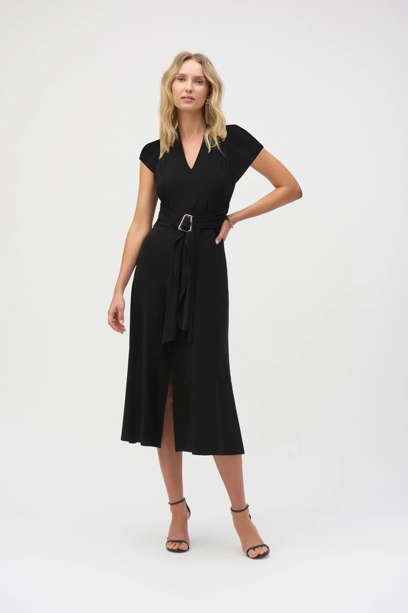 Joseph Ribkoff Summer 2025-252091X-11-Dress-Black - The Coach Pyramids