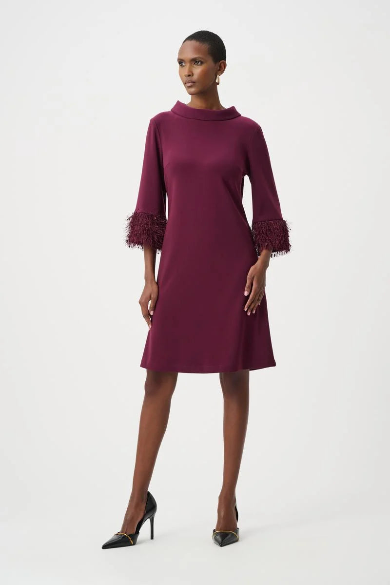 Joseph Ribkoff Fall 2026-253054F26-4539-Dress-Elderberry - The Coach Pyramids