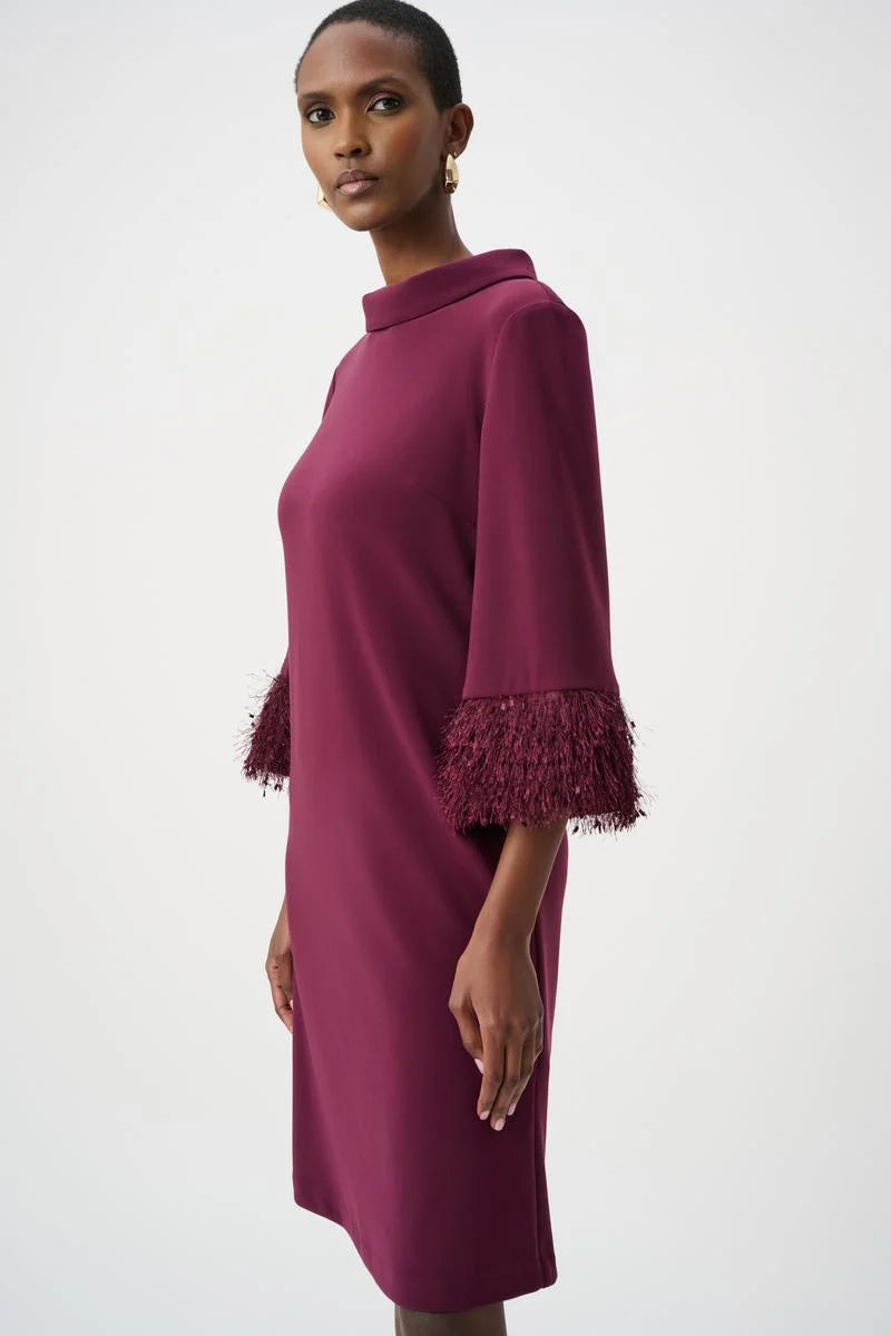 Joseph Ribkoff Fall 2026-253054F26-4539-Dress-Elderberry - The Coach Pyramids
