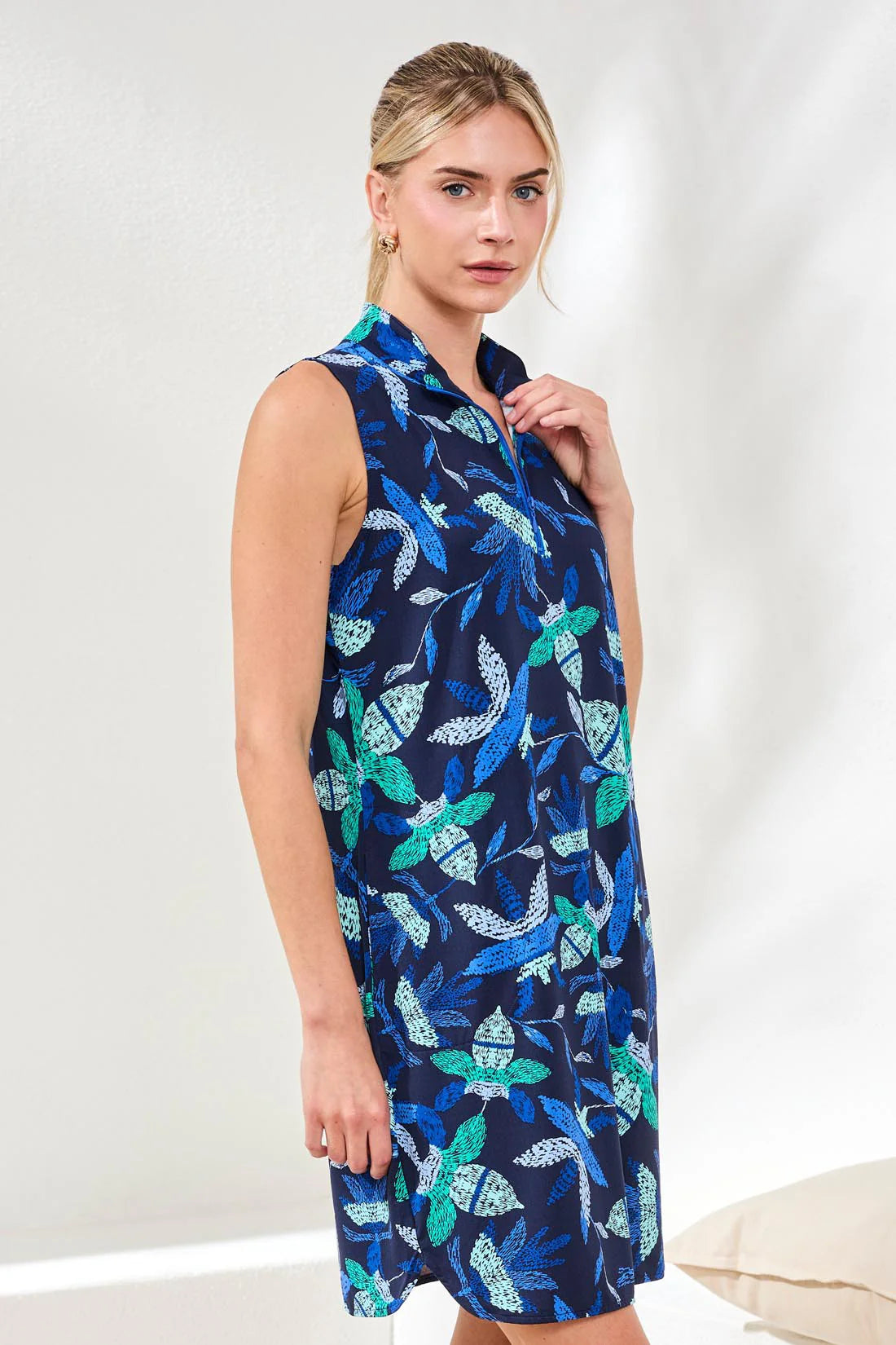 Tribal Performance Dress-1371O-2773-Blue Surf - The Coach Pyramids