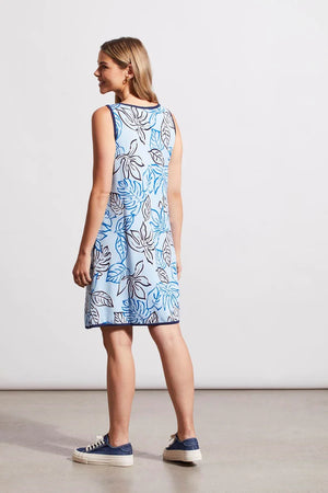 Tribal  Spring/Summer 2024-6895O-4302-Reversible Dress-Blue Cloud - The Coach Pyramids