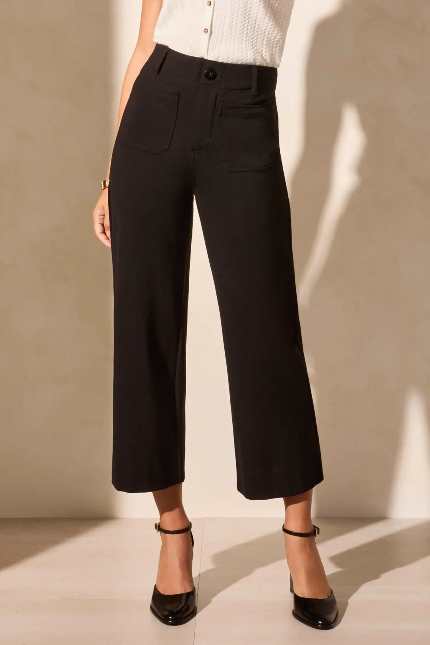 Tribal High Rise Capris-2221O-0002-Black - The Coach Pyramids