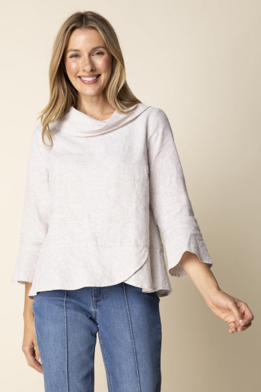 Habitat-H41505-Overlay Flounce Top-Navy - The Coach Pyramids