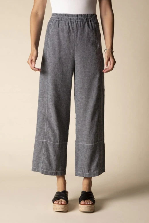 Habitat-H41577-Seamed Crop Pant-Oatmeal - The Coach Pyramids
