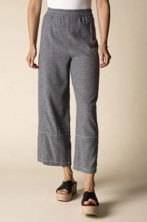 Habitat-H41577-Seamed Crop Pant-Oatmeal - The Coach Pyramids