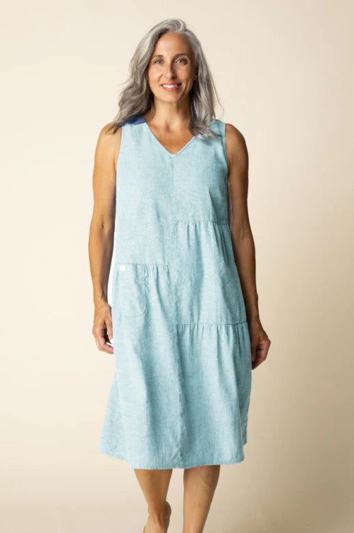 Habitat-H41582-Maya Dress-Corn Flower - The Coach Pyramids