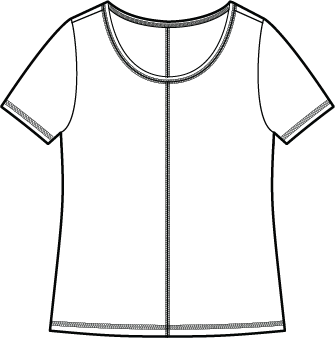 Habitat-H27524S6-Cover Stitch Tee-White - The Coach Pyramids