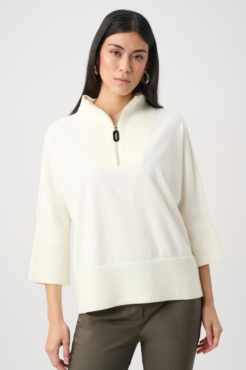Joseph Ribkoff Fall 2026-263937-3984-Top-Winter White - The Coach Pyramids