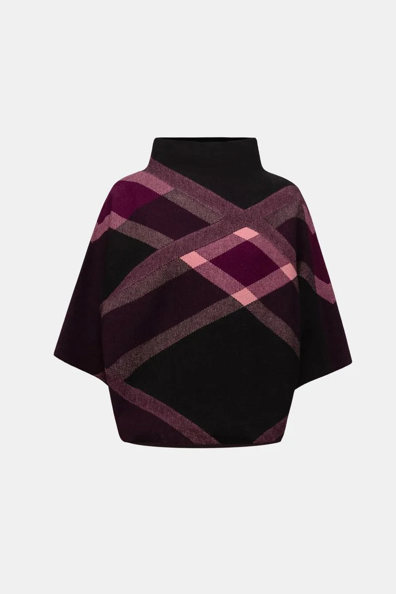Joseph Ribkoff Fall 2026-263947-178-Top-Black/Multi - The Coach Pyramids