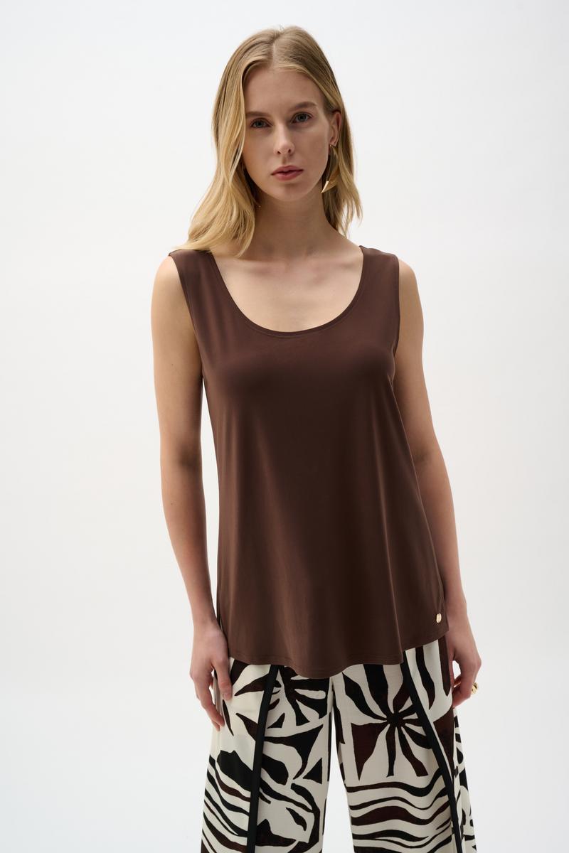 Joseph Ribkoff Fall 2026-251970F26-3799-Camisole-Mocha - The Coach Pyramids
