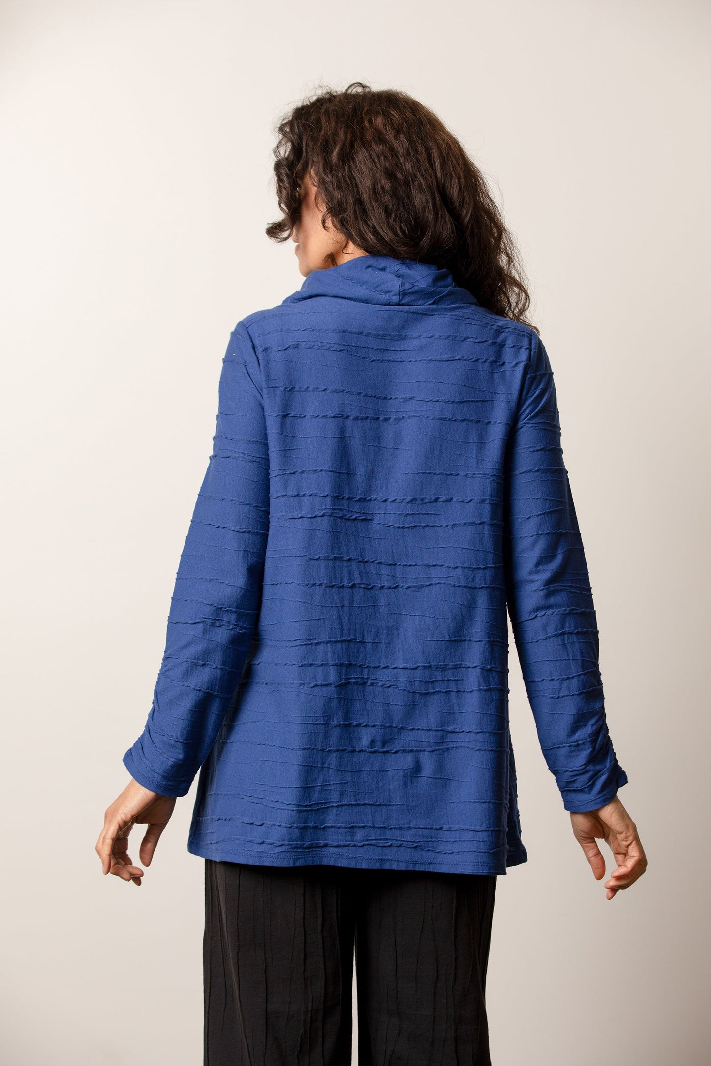 Habitat Fall/Winter 2022 - H16507- Tunic - Cobalt - The Coach Pyramids