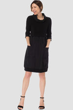 Joseph Ribkoff Spring 2023 - Dress- 173444S - Black - The Coach Pyramids