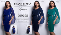 Frank Lyman - Dress 209228 (Midnight) - The Coach Pyramids