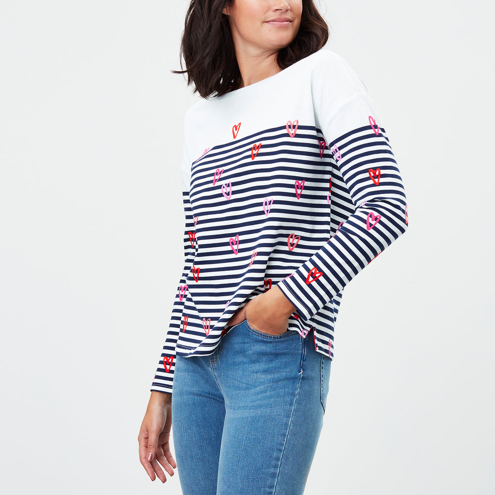 Joules Spring/Summer 2021 - Heart Top - 213356 - The Coach Pyramids