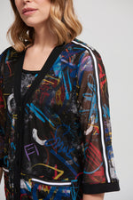 Joseph Ribkoff Fall 2021 - Graffiti 2 Pc Top - 213594 - The Coach Pyramids