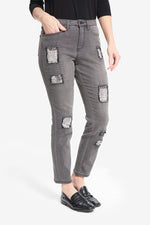 Joseph Ribkoff - Light Grey Jeans - 214300 - The Coach Pyramids