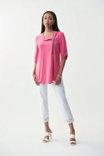 Joseph Ribkoff Spring 2022 - 221170- Tunic - Raspberry - The Coach Pyramids