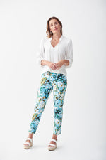 Joseph Ribkoff Spring 2022 - 221324 Pant - Blue/Multi - The Coach Pyramids