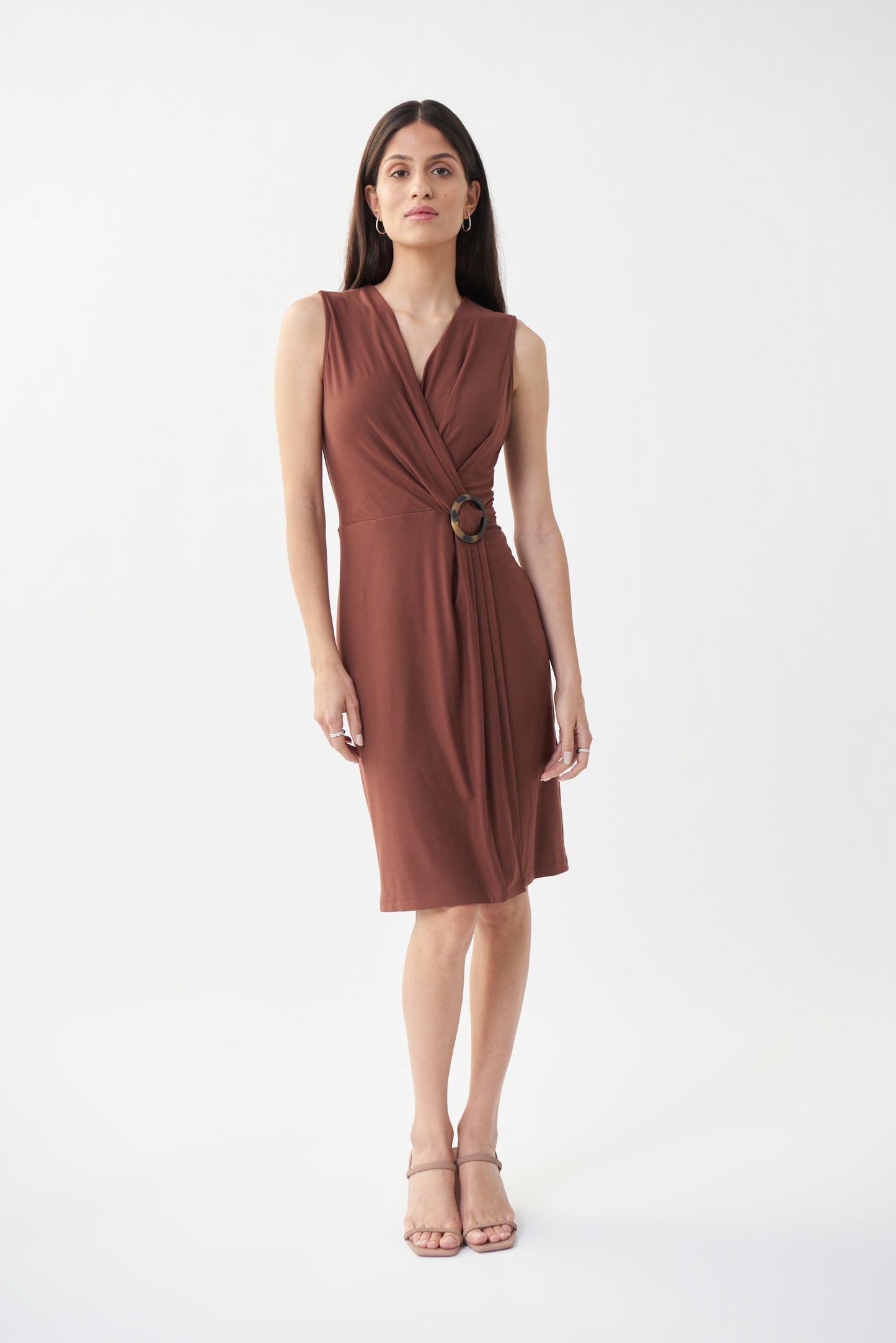 Joseph Ribkoff Summer 2022 - 222217 - Dress - Espresso - The Coach Pyramids