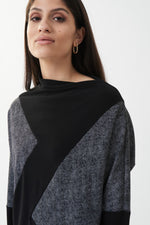 Joseph Ribkoff Fall 2022 - Colour-blocked Top Style - 223043 - The Coach Pyramids