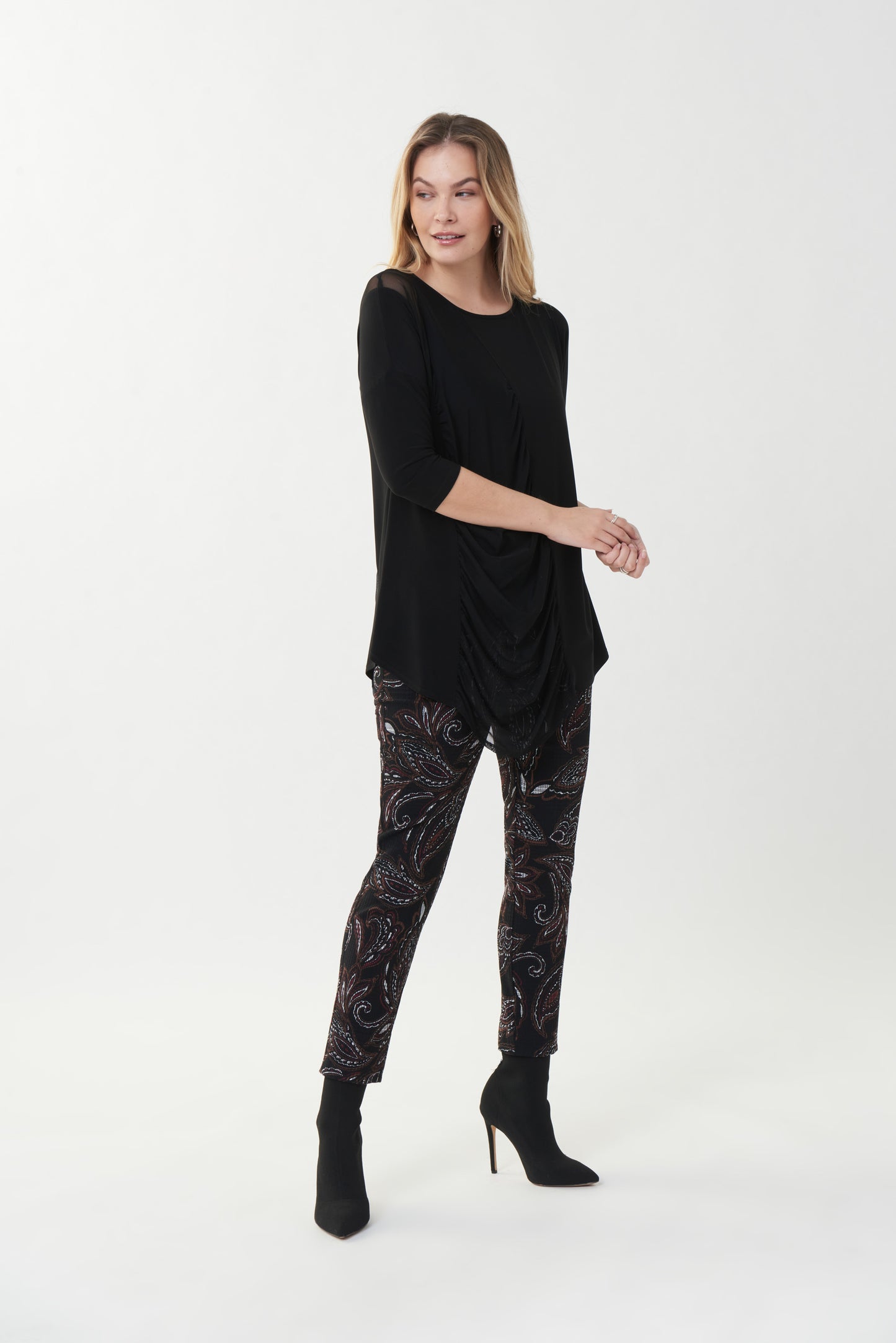 Joseph Ribkoff Fall 2022 - Paisley Print Pant Style - 223243 - The Coach Pyramids
