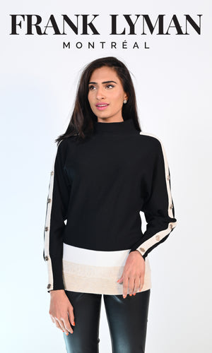 Frank Lyman Fall 2022 - Knit Top - 223412U - The Coach Pyramids