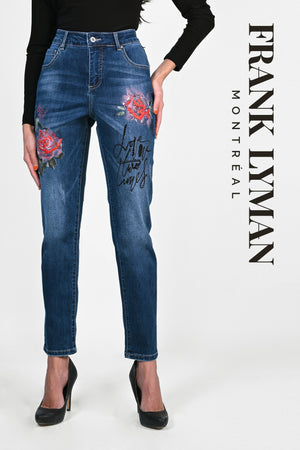 Frank Lyman Fall 2022 - Denim Jean - 223426U - The Coach Pyramids