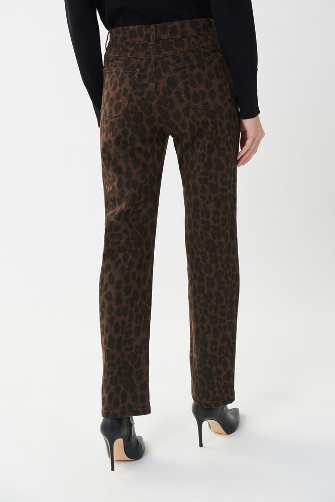Joseph Ribkoff Fall 2022 - Leopard Motif Jeans Style - 223934 - The Coach Pyramids
