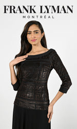 Frank Lyman Winter 2022 - Knit Top - 224394 - The Coach Pyramids