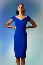 Joseph Ribkoff-231756-2922-Dress-Royal Sapphire - The Coach Pyramids