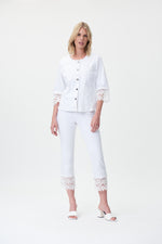 Joseph Ribkoff-232910-12-Jacket- White - The Coach Pyramids