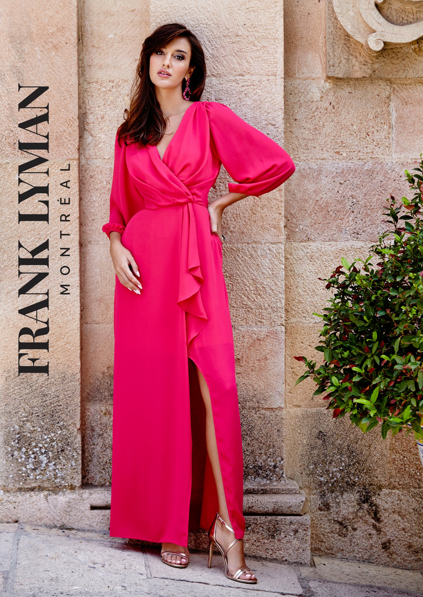 Frank Lyman-238264-Woven Dress-Twilight - The Coach Pyramids