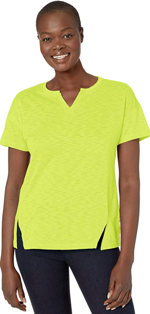 Sale  Tribal 3324O Short Sleeve Drop Shoulder Henley Top - The Coach Pyramids