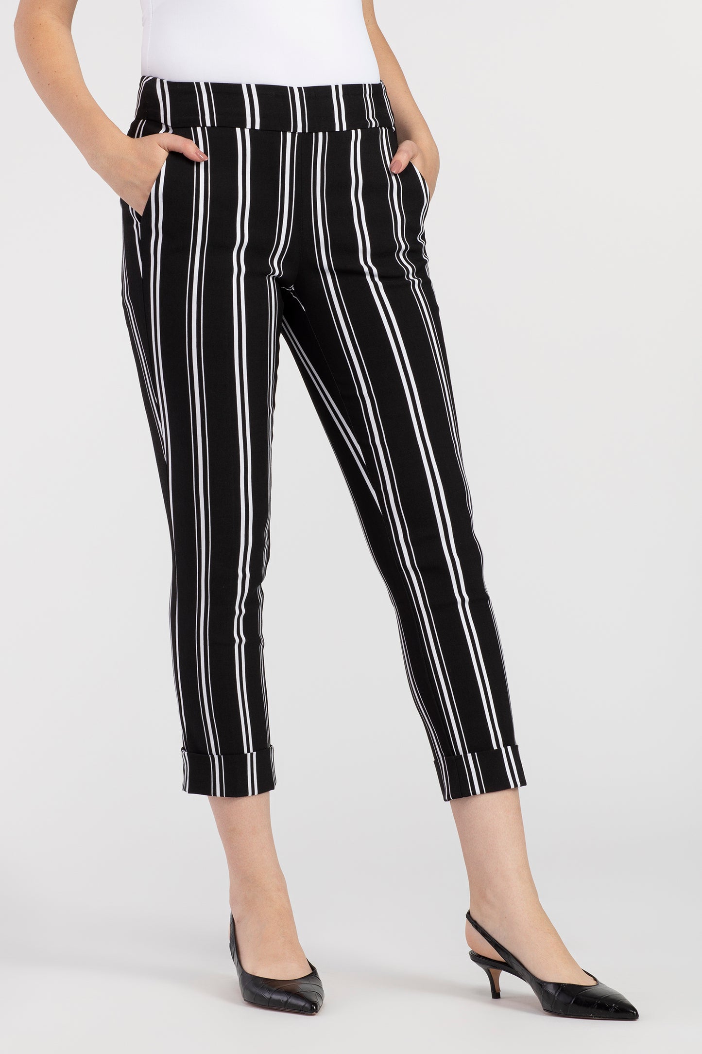 Tribal Pull On Capri w/Cuff - The Coach Pyramids