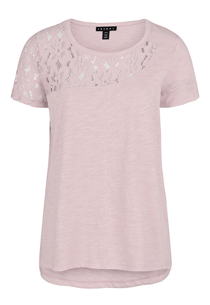 Tribal - Lace Insert T-Shirt - 3848O - The Coach Pyramids